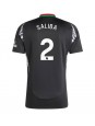 Arsenal William Saliba #2 Replika Borta Kläder 2024-25 Kortärmad